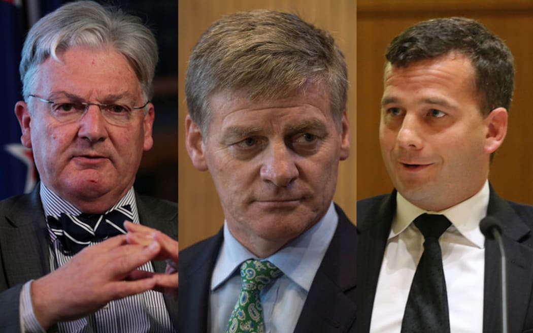 Peter Dunne, Bill English, David Seymour