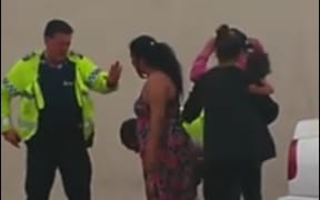 A Facebook video appears to show police punching a man in the face