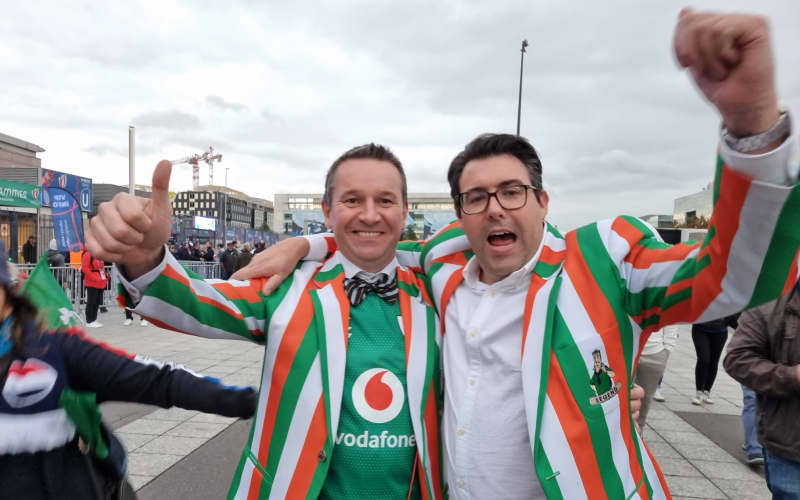 In photos: The fans and the craic - All Blacks v Ireland at the Rugby ...