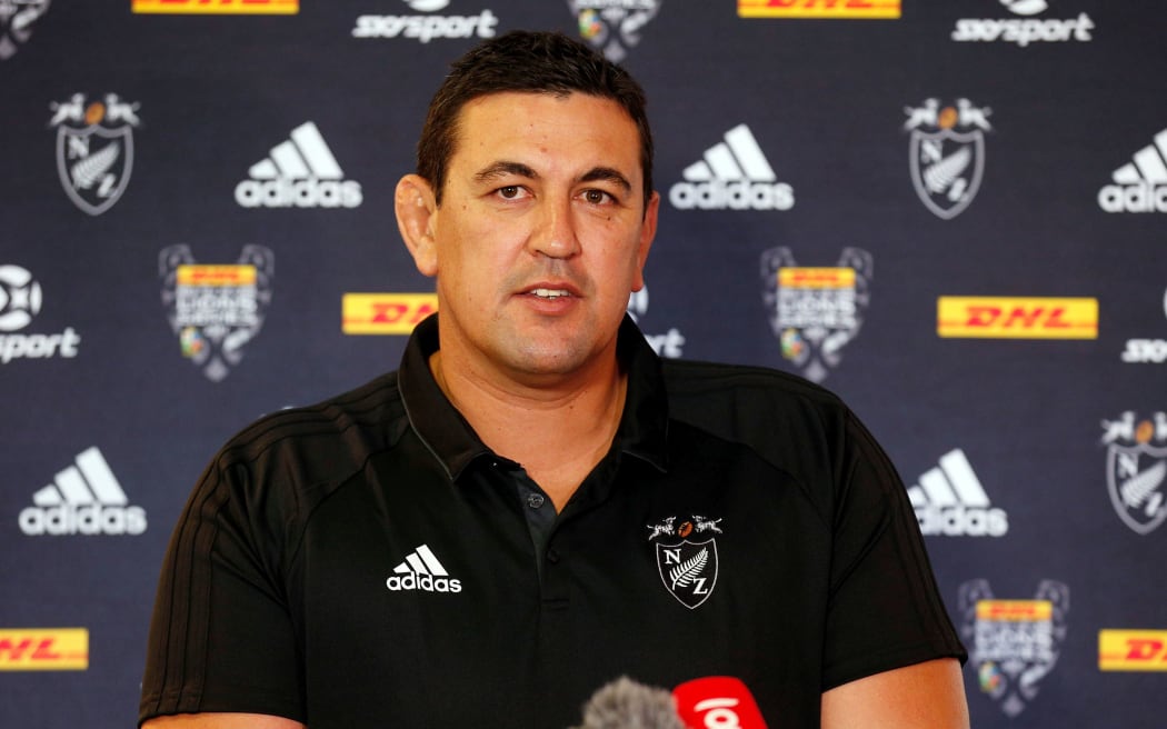 NZ Barbarians coach Clayton McMillan.