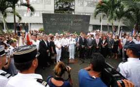 Ceremony in Tahiti to remember victims of Paris attacks