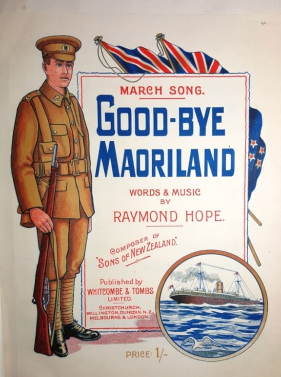 Goodbye Maoriland sheet music cover