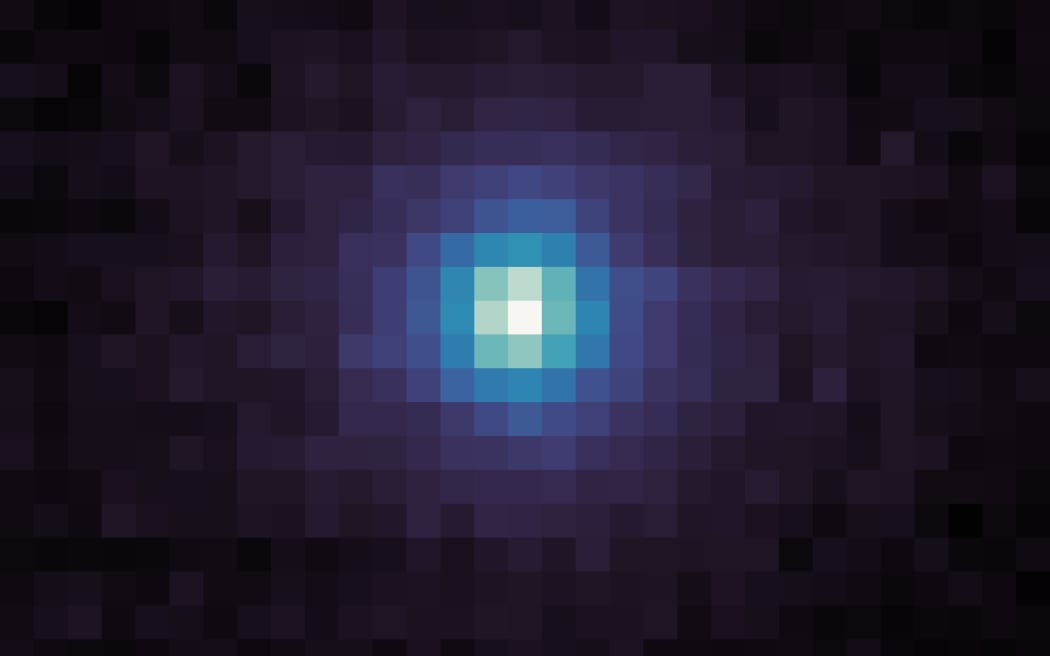 This image shows the halo of gas and dust, or coma, surrounding comet 3I/ATLAS, the third interstellar object ever detected by astronomers as it passes through our solar system. The image was taken on 9 Oct, 2025, by an instrument onboard NASA's MAVEN spacecraft, which has been studying Mars from its orbit since 2014.