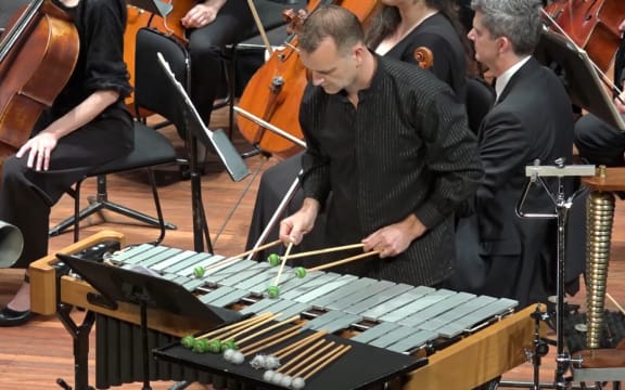 Jeremy Fitzsimons performing in John Psathas Fragment