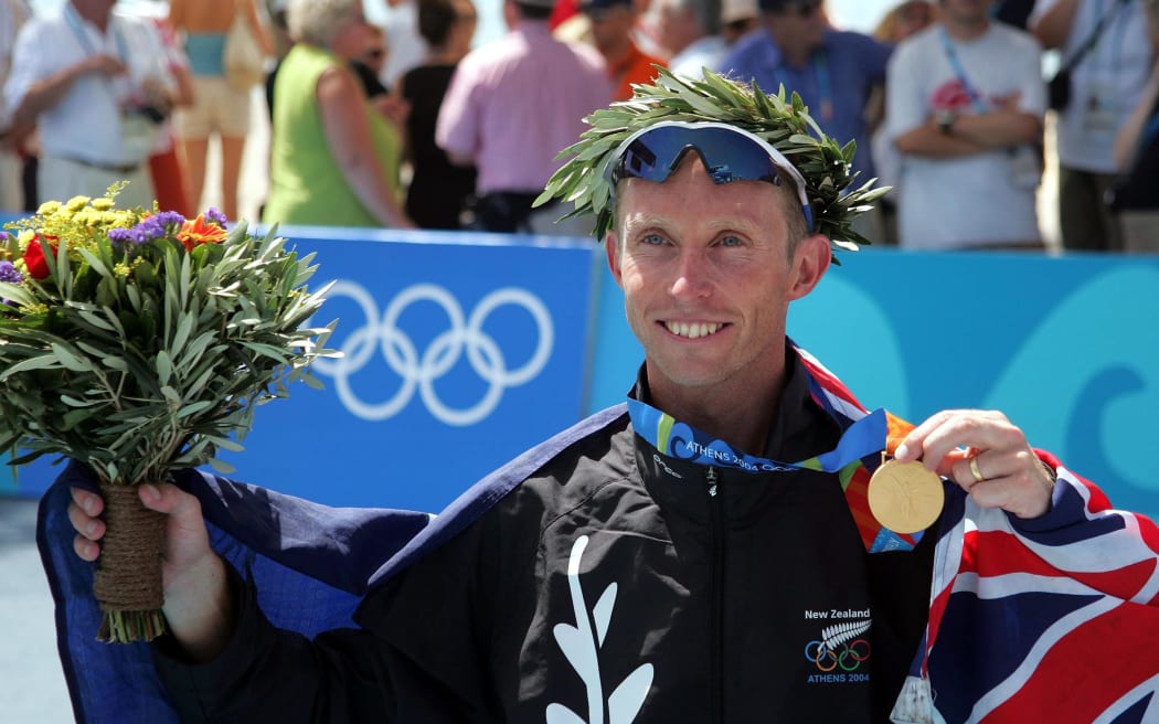 2004 Olympic triathlon champion Hamish Carter.