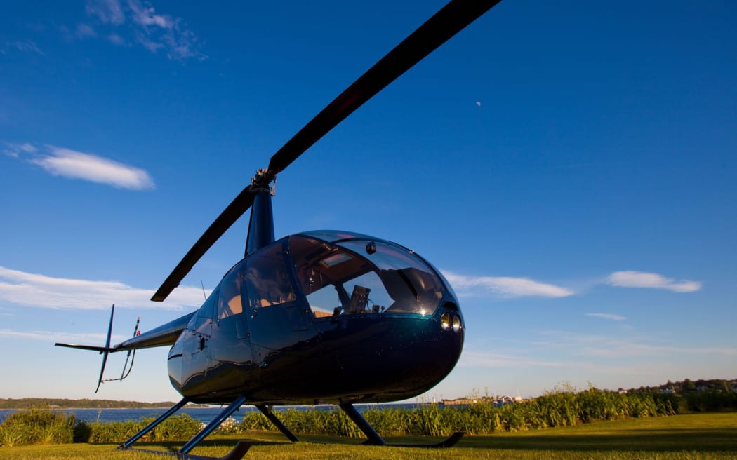 A Robinson R-44 helicopter