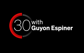Branding for new RNZ podcast 30 with Guyon Espiner.