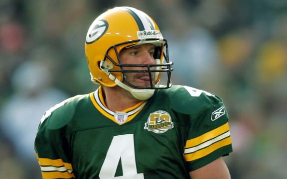 Green Bay Packers quarterback Brett Favre.