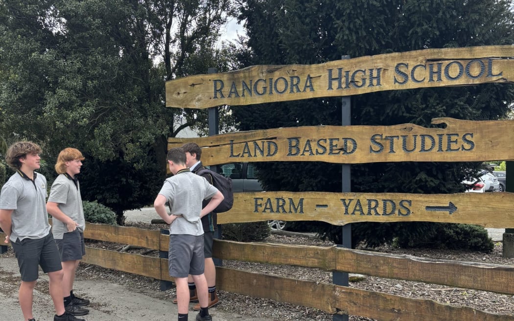 The Rangiora High School farm is a large outdoor classroom.