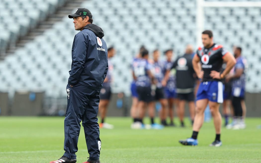 Stephen Kearney Warriors training Gosford.