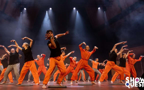 Kuranui College performs its Showquest winning piece.