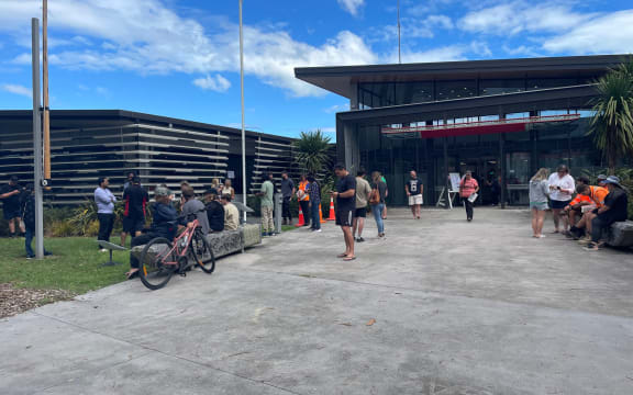 Hundreds of people have visited the Gisborne District Council offices today to make use of its Starlink wifi. People who need to pay staff or access money or run a business were prioritised - it’s not intended to help the people who want to check in with friends and family.