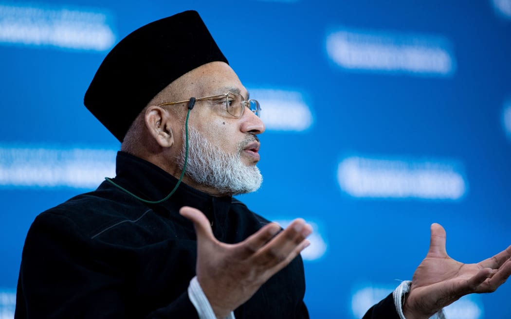 Farid Ahmed, survivor of the Christchurch, New Zealand mosque mass shooting, speaks during a religious freedom summit at the US Department of State on July 16, 2019, in Washington, DC. (Photo by Brendan Smialowski / AFP) / “The erroneous mention[s] appearing in the metadata of this photo by Brendan Smialowski has been modified in AFP systems in the following manner: [Farid Ahmed, survivor of the Christchurch, New Zealand mosque mass shooting, speaks during a religious freedom summit at the US Department of State on July 16, 2019, in Washington, DC.] instead of [Sam Brownback, US ambassador at large for international religious freedom]. Please immediately remove the erroneous mention[s] from all your online services and delete it (them) from your servers. If you have been authorized by AFP to distribute it (them) to third parties, please ensure that the same actions are carried out by them. Failure to promptly comply with these instructions will entail liability on your part for any continued or post...