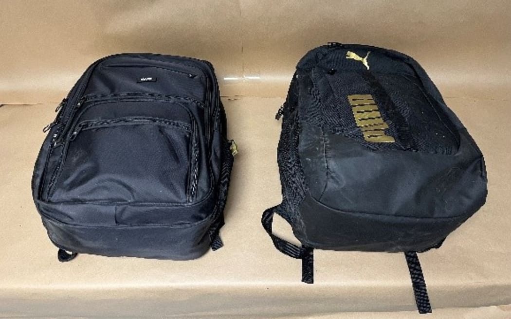 First intercept – More than 23 kilograms of drugs found in unaccompanied bags.