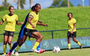 Vanuatu women’s national team up against Fiji in the FIFA Women's World Cup 2027 Oceania Qualifier at Govind Park Stadium in Ba, Fiji. 5 March 2026