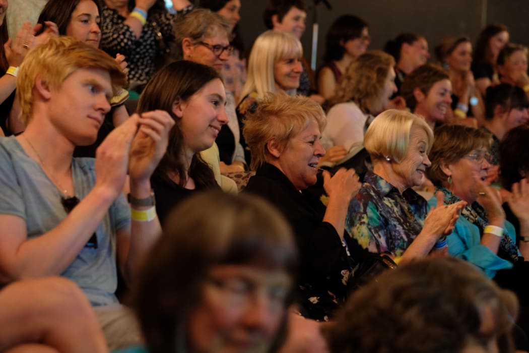 The audience at the RNZ/City Gallery Wellington Aging and Agency panel discussion