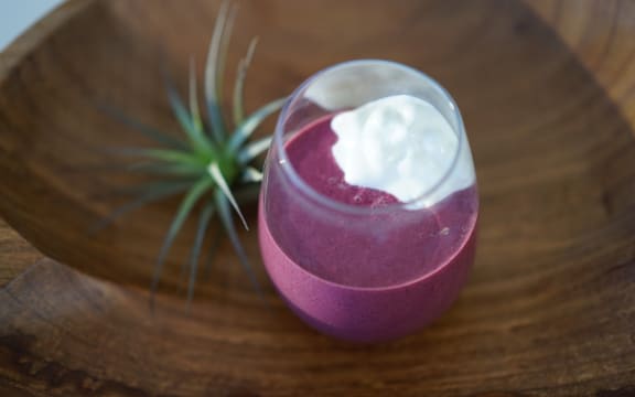 Miraka Berry smoothie.