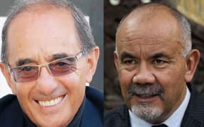 Sir Taihakurei Eddie Durie, left, and Te Ururoa Flavell.