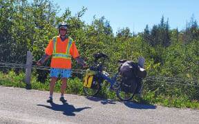 Cancer survivor and bike-packer Andy Sninsky