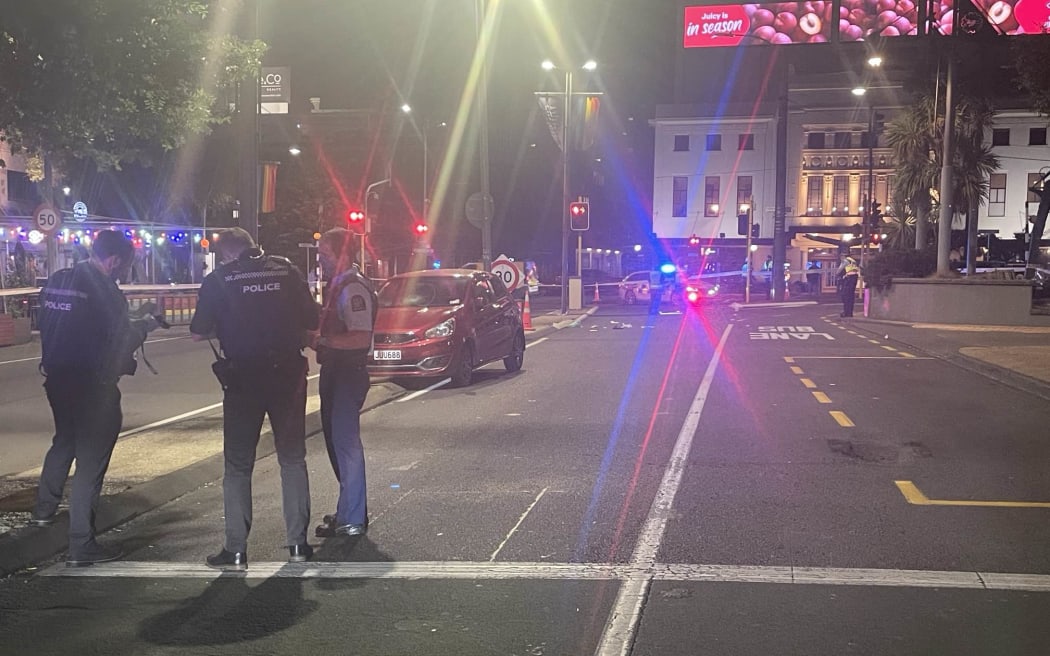 Courtenay Place crash.