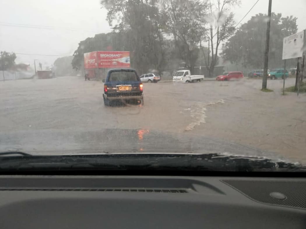 Flooding in Solomon Islands capital Honiara. 01-03-2018