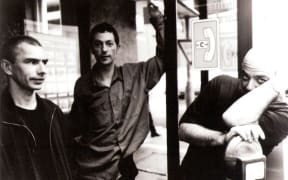 Bailterspace in New York City, 1997: John Halvorsen, Alister Parker and Brent McLachlan