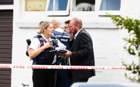 Police at the scene of a 'serious incident' in Epsom, Auckland.