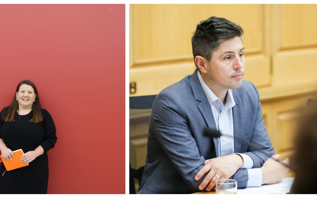 Year in review panelists Brigitte Morten and Gareth Hughes.