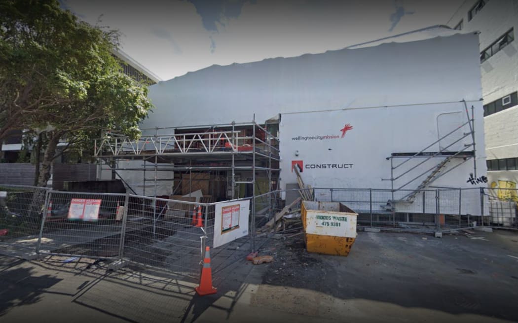 site of new wet house in wellington