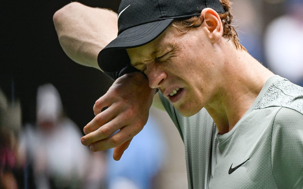 Italian tennis player Jannik Sinner