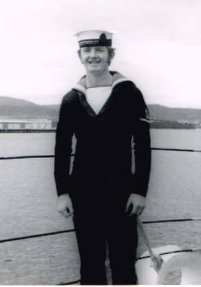 Paddy Long during the 1973 deployment.