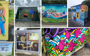 The Beautification Trust’s Chorus Cabinet Art programme in South Auckland transforms plain utility boxes into vibrant art, celebrating local communities, histories, and nature while serving as an anti-vandalism measure.