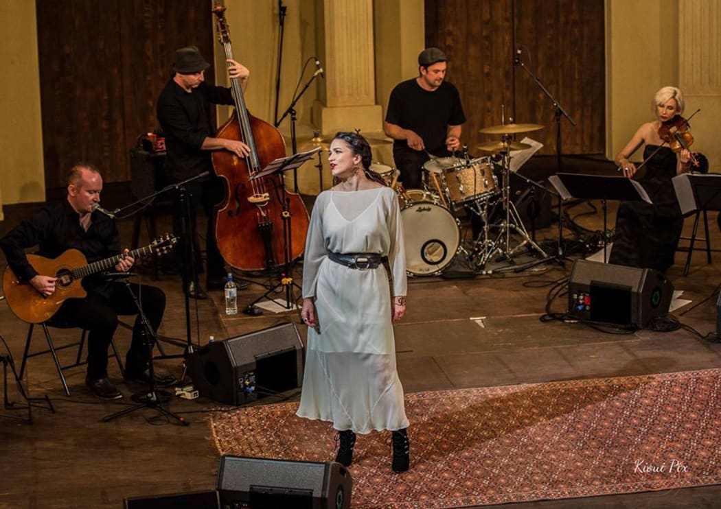 Julia Deans performs at Play On