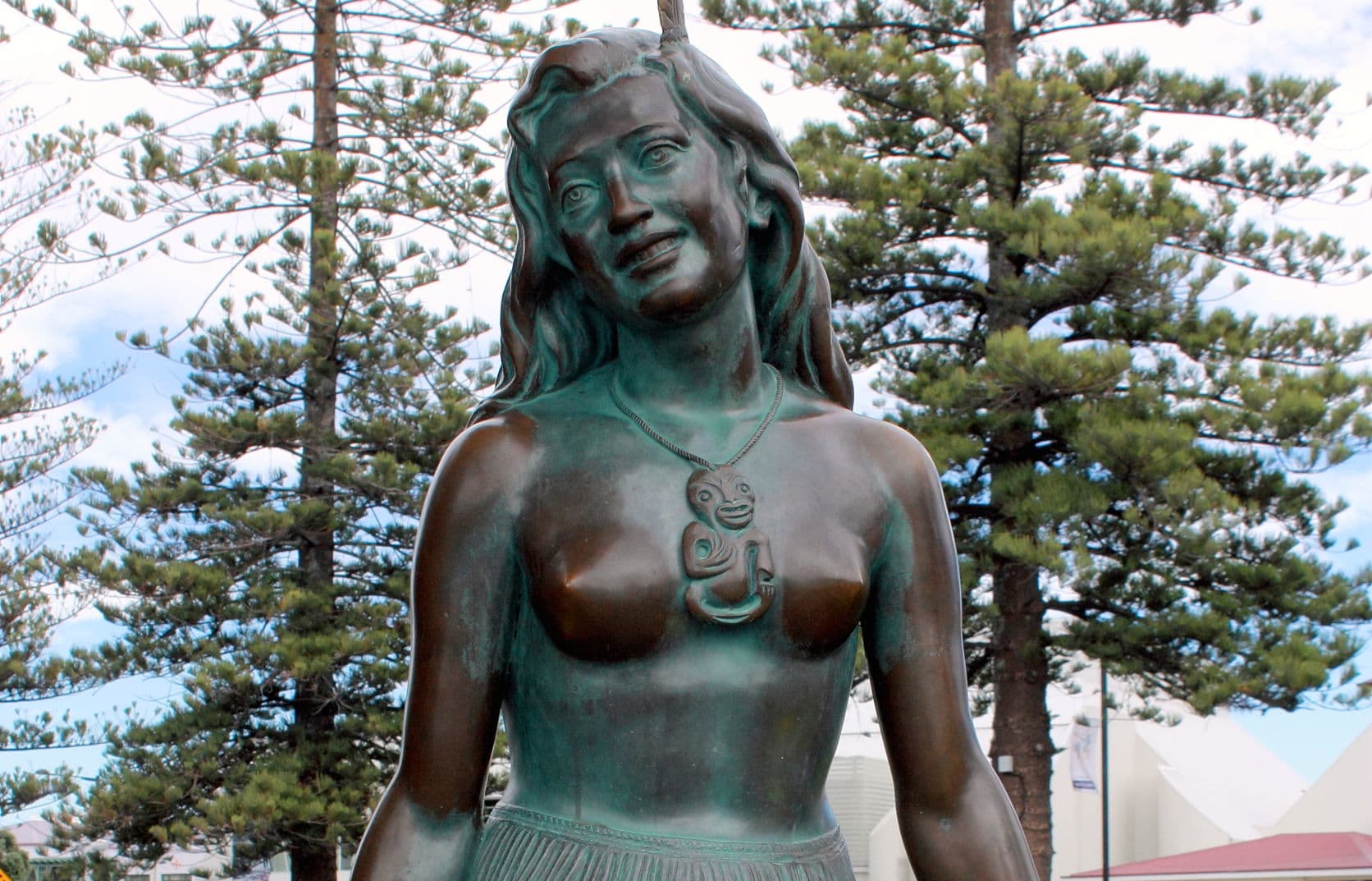 The Pania of the Reef statue on Napier's waterfront.