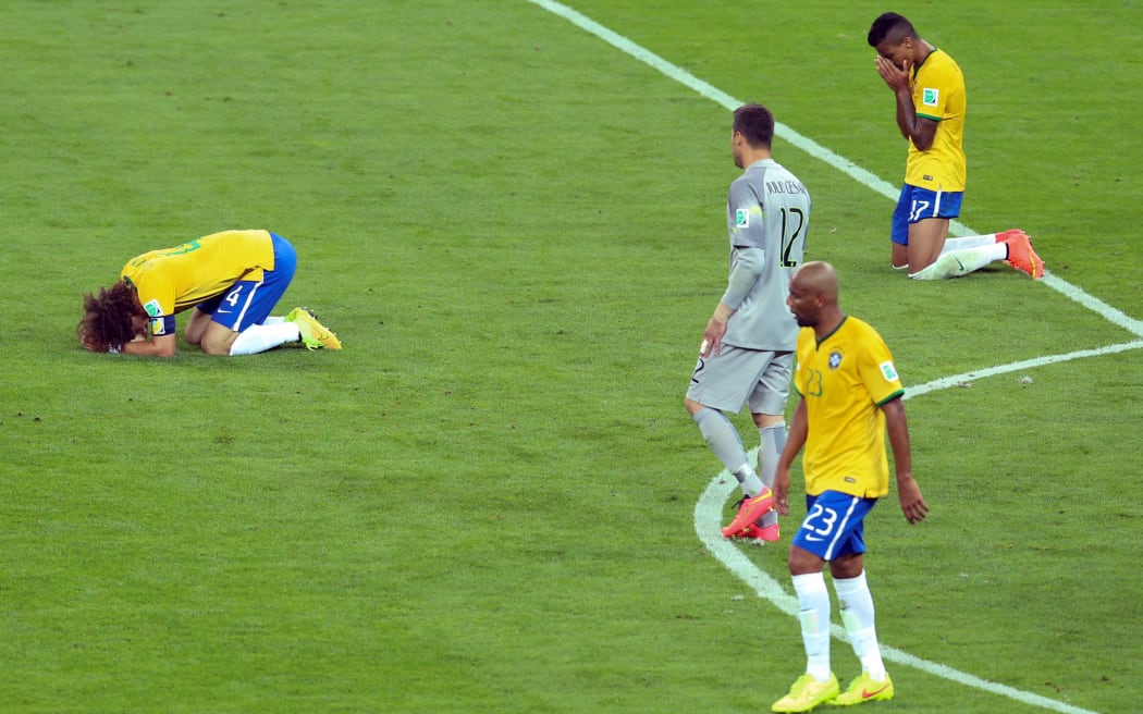 Brazil beaten at World Cup