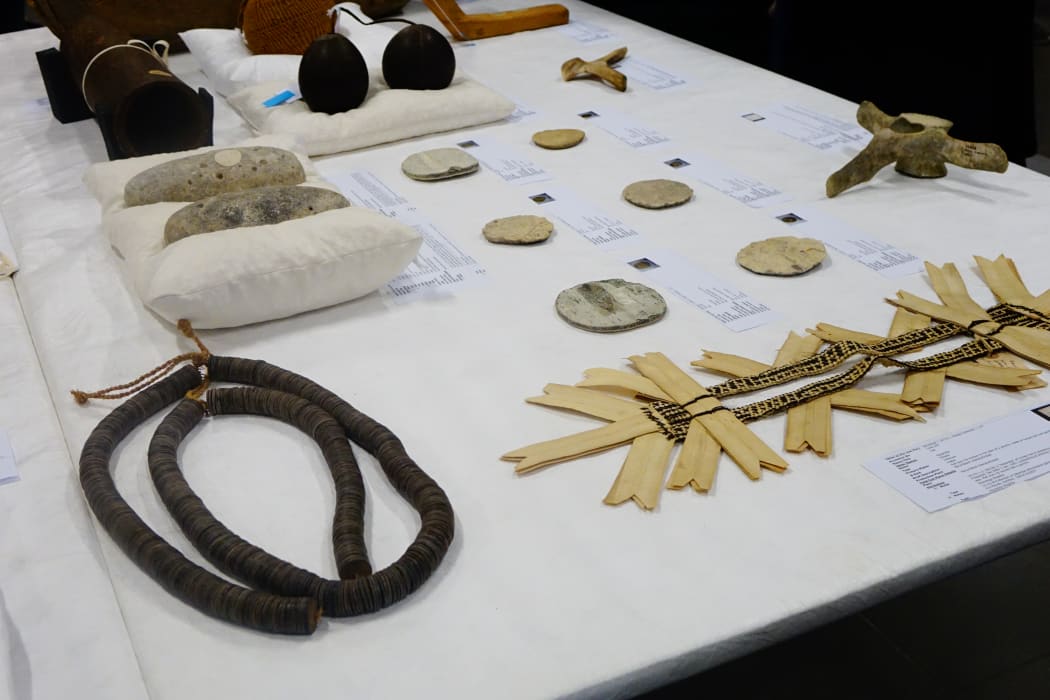 Kiribati artefacts at the Auckland Museum