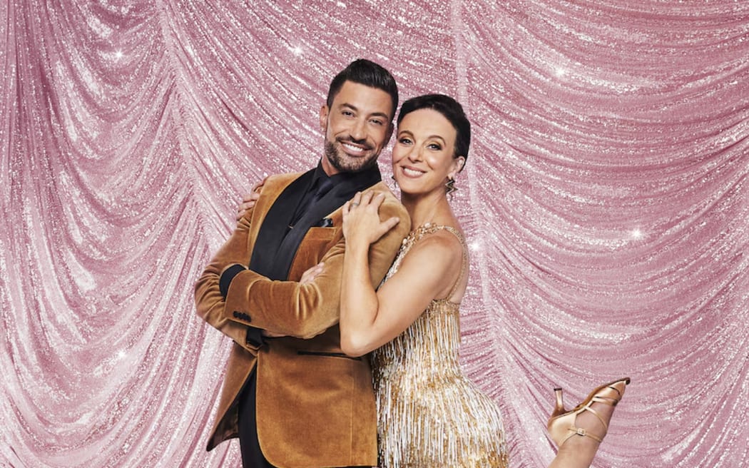 Giovanni Pernice and Amanda Abbington during Strictly Come Dancing.
