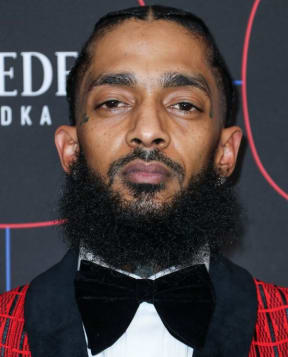 (FILE) Rapper Nipsey Hussle killed in shooting outside his L.A. store.