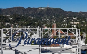 Aerial and street views of the Paramount building in Hollywood, Los Angeles, on December 11, 2025.
Mandatory Credit:	Robert Gauthier/Los Angeles Times/Getty Images via CNN Newsource