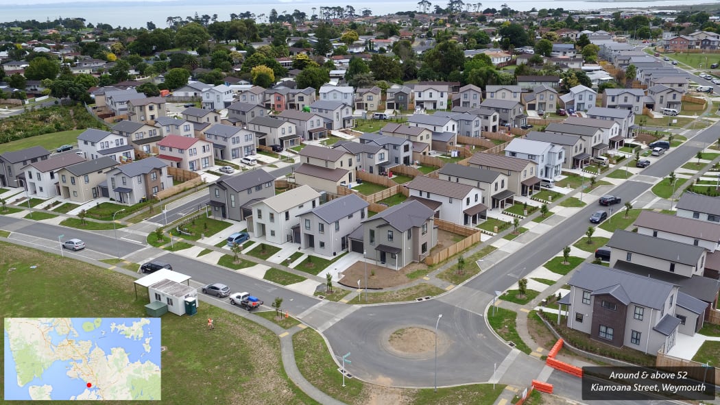 The Special Housing Area at Weymouth, established under the Auckland Housing Accord.