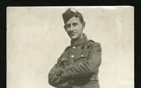 William Manson in uniform of London Scottish Regiment