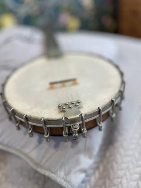 Jeremy Parkinson's Dobson Silver Bell Patent banjo
