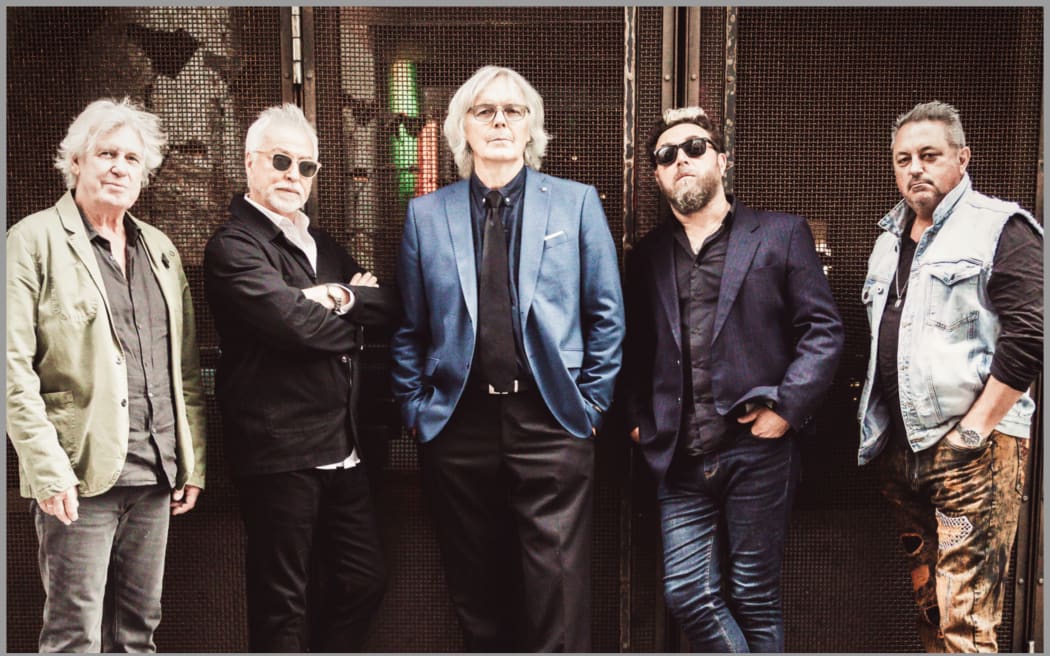 Space Waltz, left to right: Peter Cuddihy, Eddie Rayner, Alastair Riddell, Derek Solomon, Pat Kearns