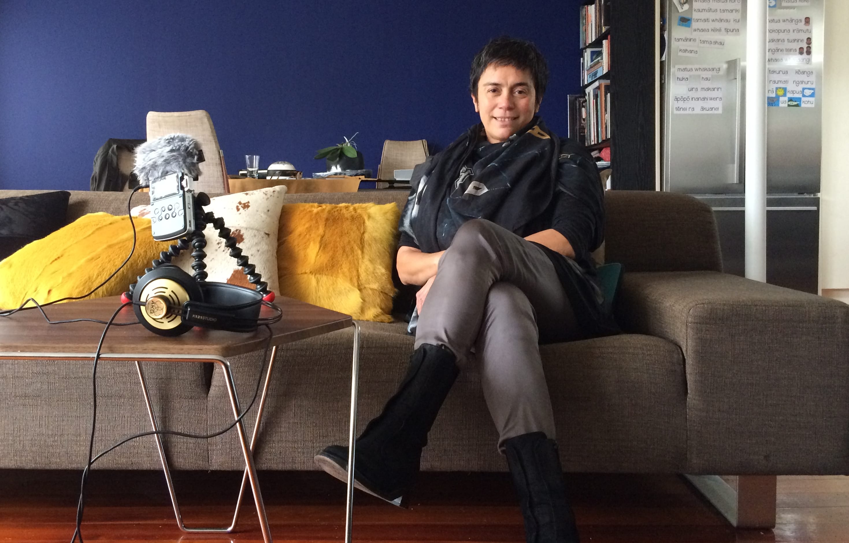 Lisa Reihana at home