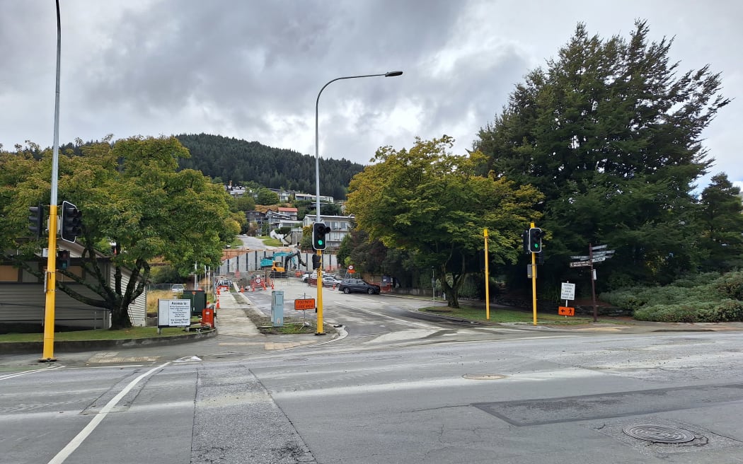 The debris which caused access to the carparks off Ballarat Street in central Queenstown to be cut off on the morning of 4 March, 2024, has been cleared and access has been restored.