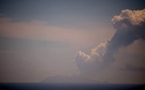 A steam and gas plume rose to about 3km above sea level.