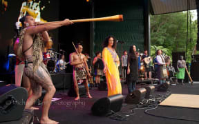 Moana and the Tribe at WOMAD 2014.