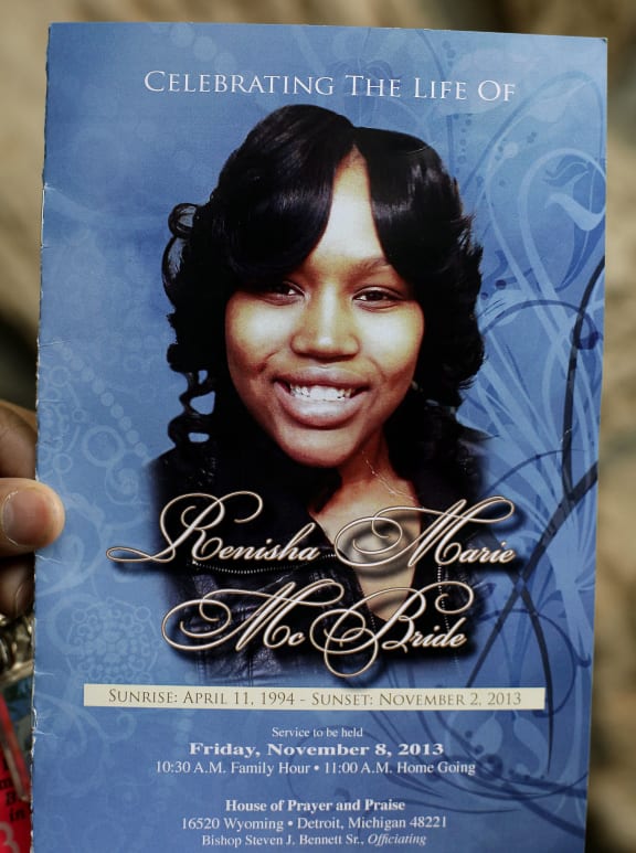 Renisha McBride, who was shot and killed by Theodore Wafer when she knocked on his door seeking help.