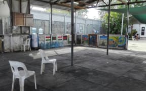 The empty gym in Oscar compound.