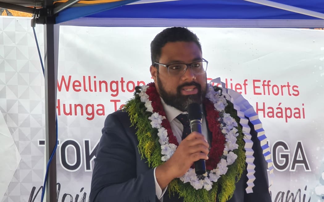 The Speaker of the Tonga's Parliament, Lord Fakafanua.